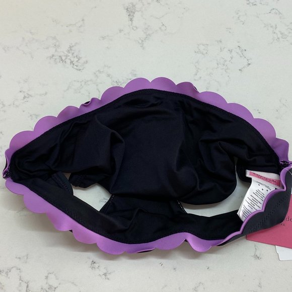 NWT Kate Spade Scallop Black Bikini Bottom - Picture 3 of 7